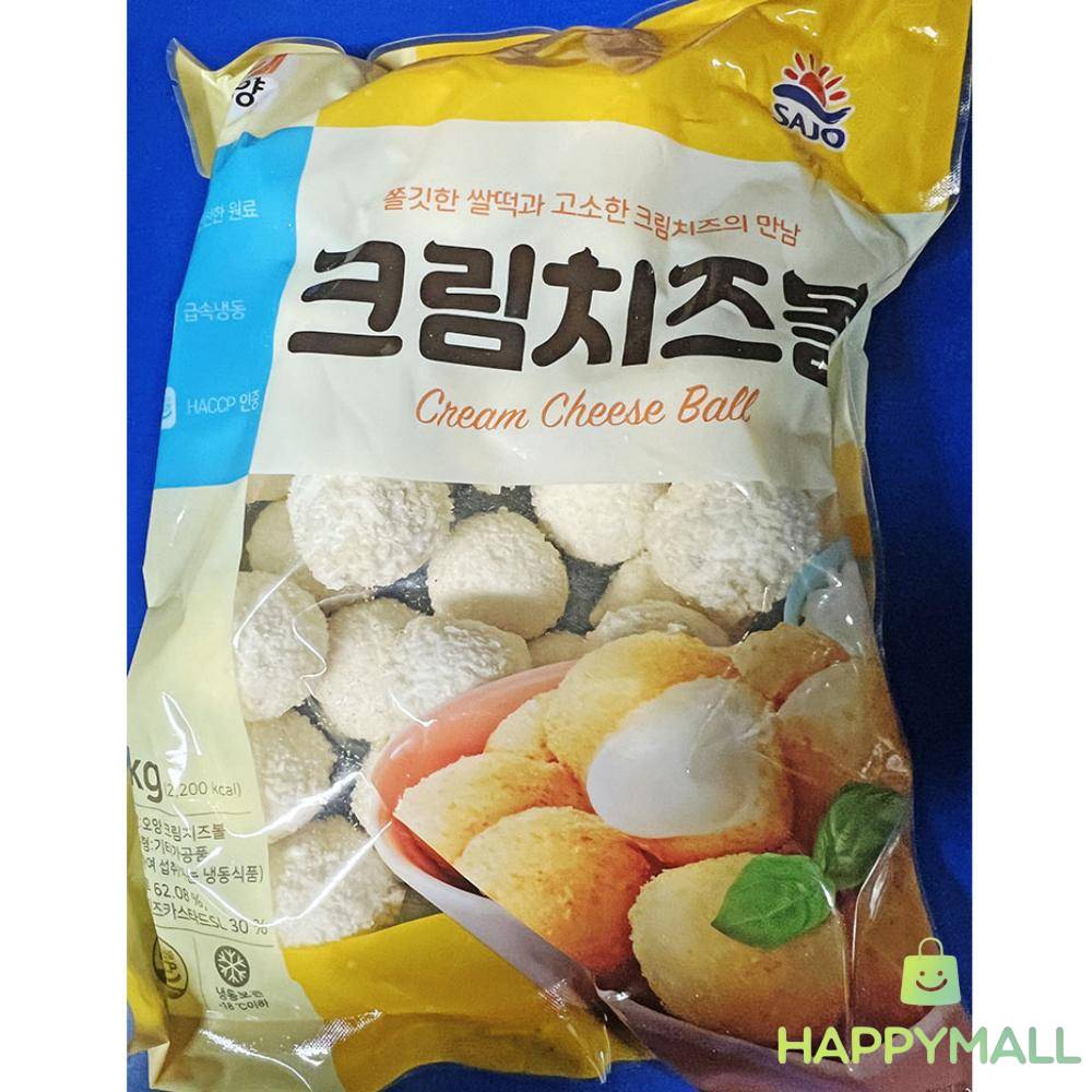HM 크림치즈볼 사조 1K 튀김안주 치즈찹쌀떡
