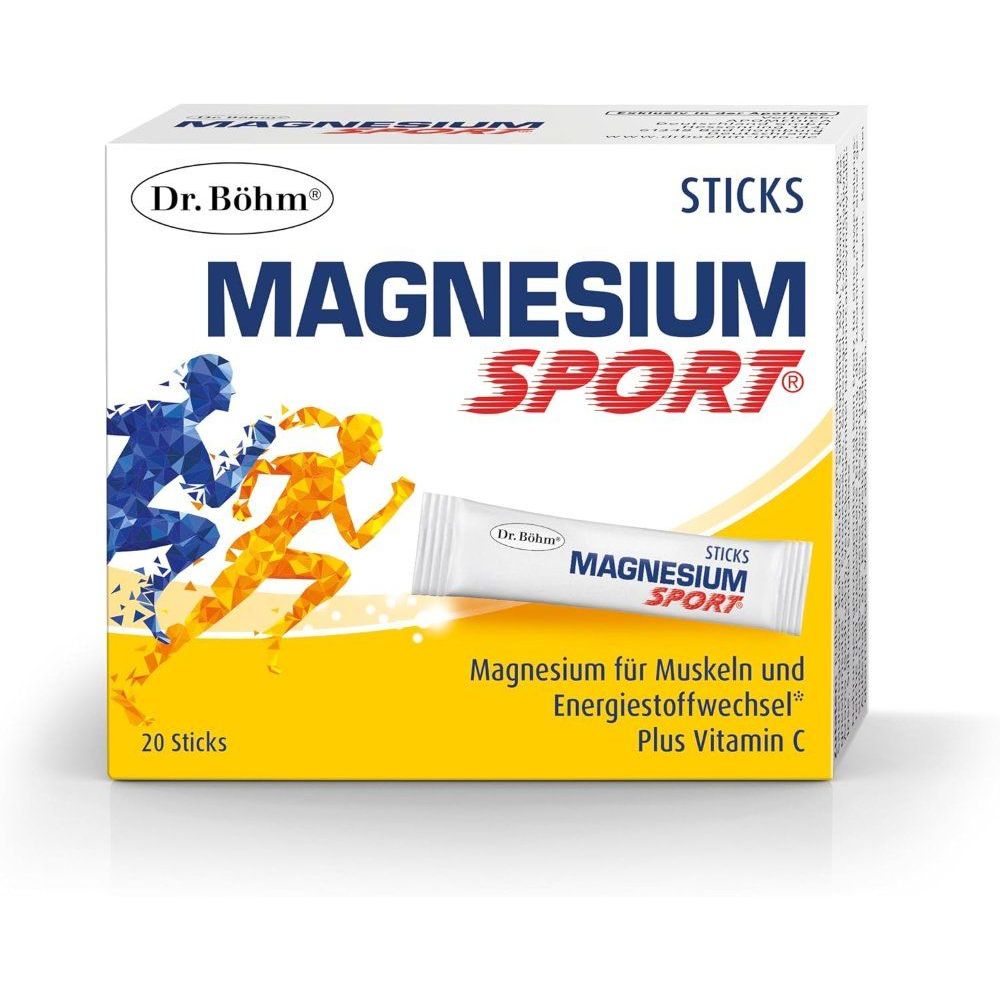 Dr Bhm <b>마그네슘</b> 스포츠 칼륨 비타민 C 함유 스틱 20개입