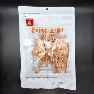 진주 식품 꽃바람 오징어 70g 맥주안주 술안주 건오징어 캠핑간식