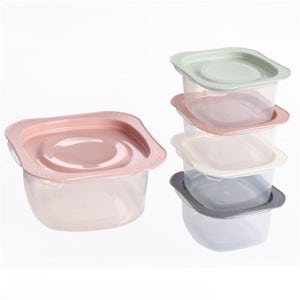 전자렌지용 집밥 밀폐용기 300ml 냉동밥 보관 압력 자동 배출 기능