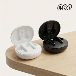 [N포인트]QCY T13 ANC 2 블루투스 5.3 노이즈캔슬링 블랙 국내AS