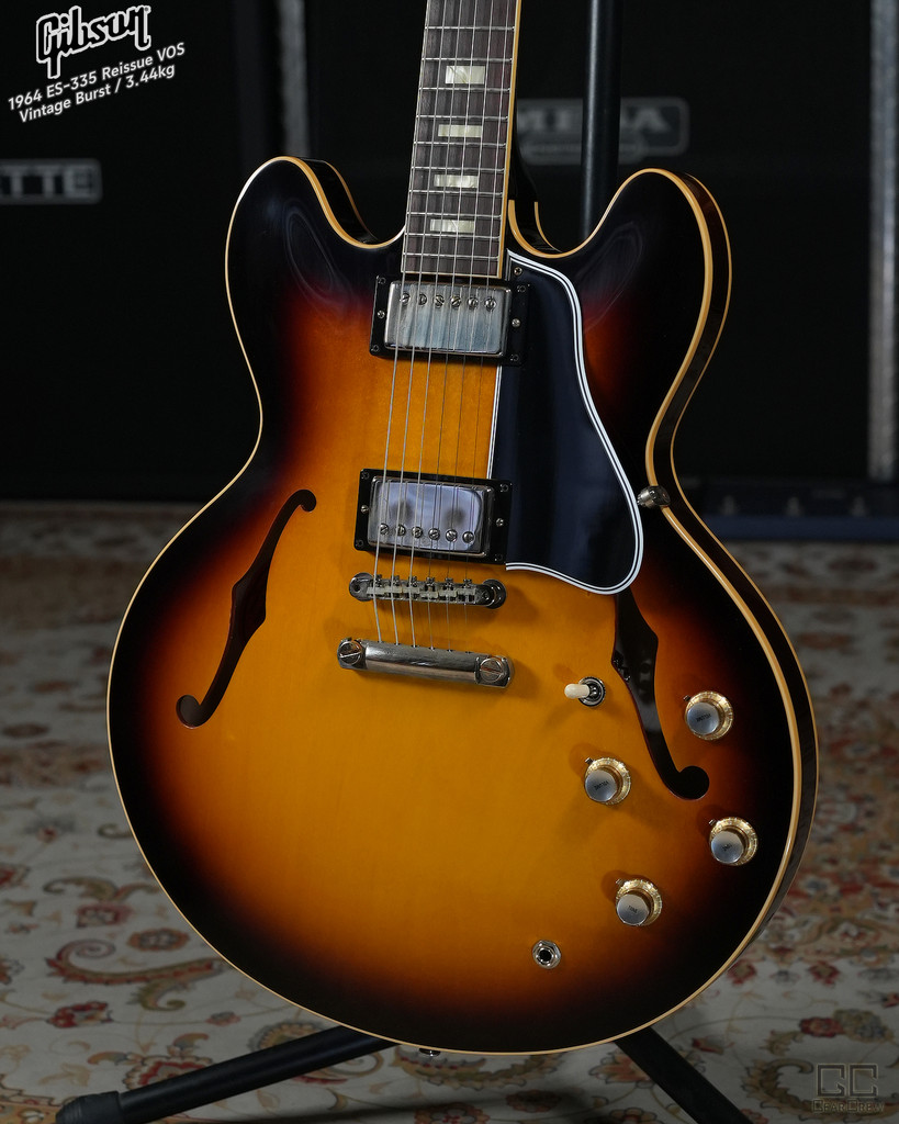 Gibson 깁슨 커스텀샵 1964 ES-335 Reissue VOS Vintage Burst 3.44kg