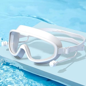클리어 수경 안티포그 스윔뷰 고글 귀마개일체 물안경