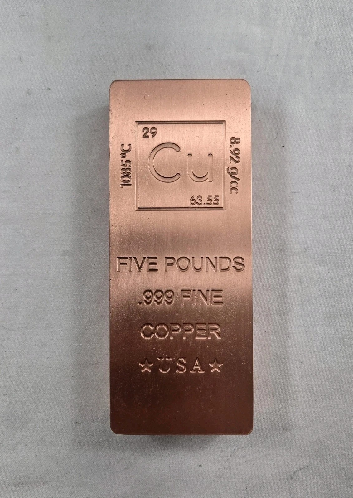 <b>COPPER</b> 구리바 5파운드 99.9% 플랫