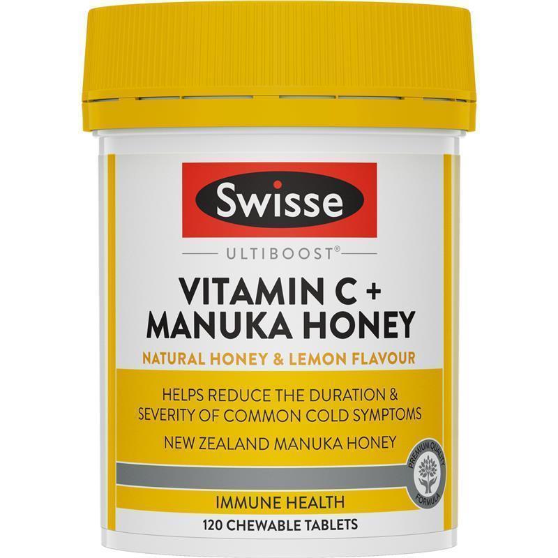 호주직구 <b>스위스 비타민C</b> 마누카꿀 120정