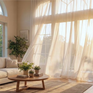 노노파이어 차르르 도톰 쉬폰 커튼