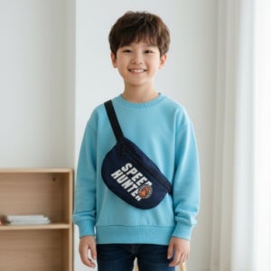 리틀밥독 키즈 봄가을옷 해피드림 티셔츠 남아 슬링백 포인트 맨투맨티 H231MTS01