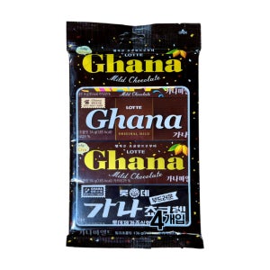 롯데제과 가나초콜릿 136g(34gX4개)