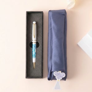 자개볼펜 나전칠기 자개펜 외국인선물 호작도 외국인선물 한국기념품 블랙