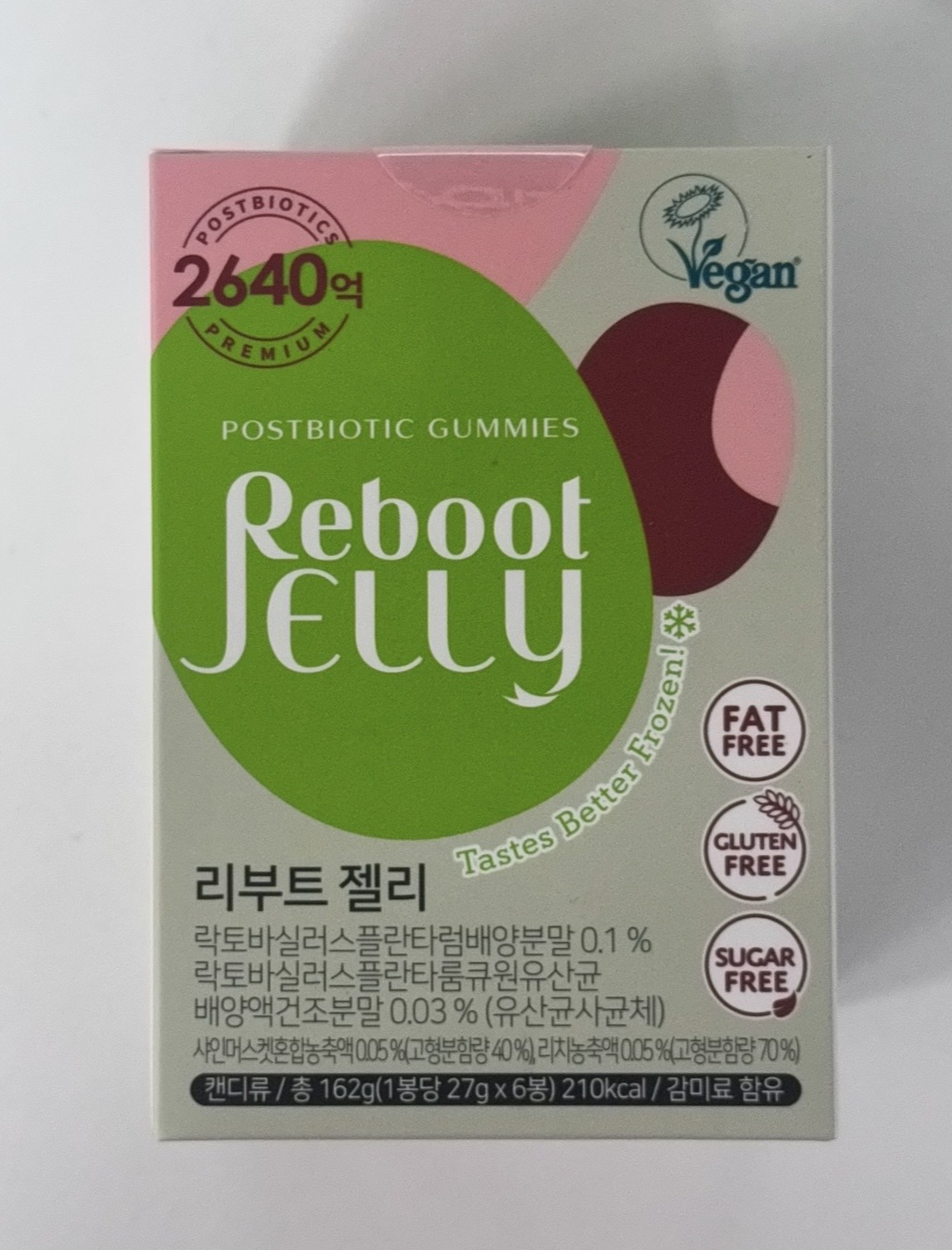 <b>리부트</b> 어린이 온가족 유산균 젤리 440억 27g x 6개 1박스