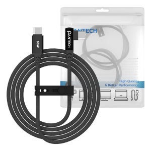 팬택 60W PD CtoC L형 페브릭 초고속 충전 케이블 2m, 2개