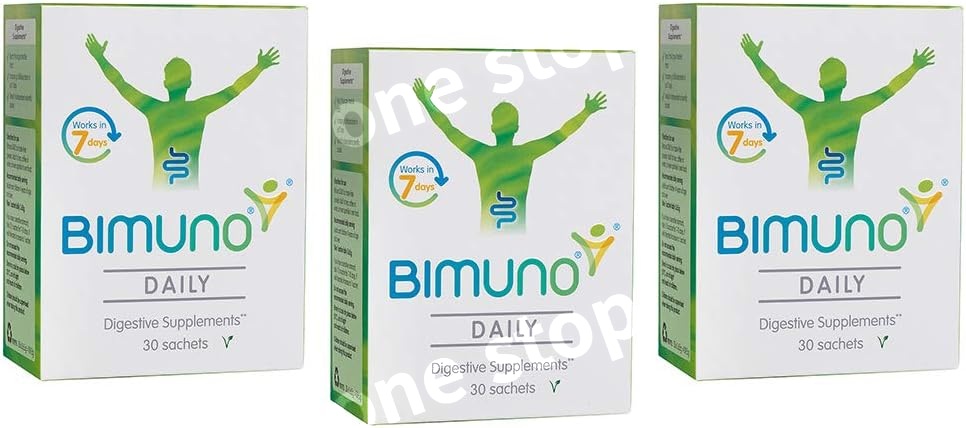 BIMUNO <b>비뮤노</b> 이뮤니티 프리바이오틱 멀티비타민 <b>장</b> 면역지원 비타민C D3 아연 30포 3박스