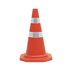 도로공사 충돌방지 주황 반사 라바콘 10개 H500mm 산업공단 공원