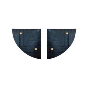 경사로 주차턱 차량진입판 날개 2개 세트 450x450mm H140 화물차