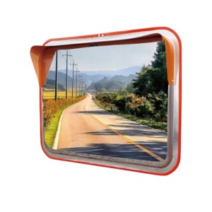 공원 자전거도로 설치용 사각 스텐반사경 길이800 지자체 고갯길