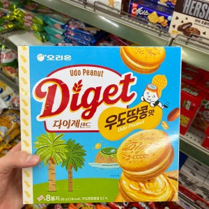 오리온 다이제샌드우도땅콩맛 392g 8봉지