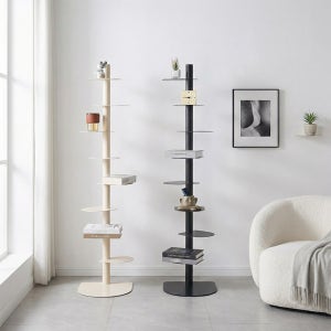 홈캉스 4단 원목 책장 선반 수납장 리뉴얼 거실 베란다 틈새 정리함