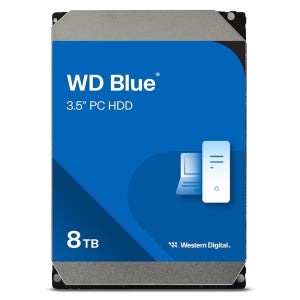 WD 블루 8TB 3.5인치 SATA3 5640RPM HDD WD80EAAZ 일본직수입 WD 정품