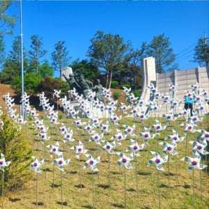 [국산] 내구성 태극기 바람개비 국경일 기념일 행사 (3만이상구매시 태극기바람개비지급)