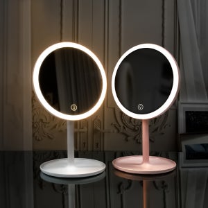 탁상용 메이크업 LED 조명 화장거울 확대경 제공 NAVEE NV53-CMR7