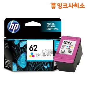 C2P06AA (HP 62) 정품잉크 칼라 COLOR HP ENVY 5540 5644
