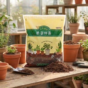 분갈이흙 10L / 배합토 배양토 펄라이트 화분갈이 텃밭 상토 화분흙