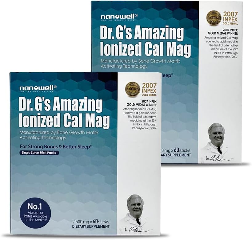 Dr Gs Amazing Ionized <b>Cal</b> <b>Mag</b> 칼슘 마그네슘 파우더 60개입 2개