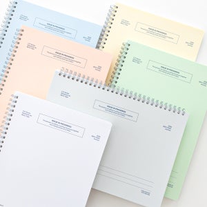 Issue In Progress 모눈 라인 단어장 가로 스프링노트 b5