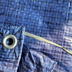 인테리어 도배 바닥보호용 보양 천막 블루 10x20M 페스티벌 시장