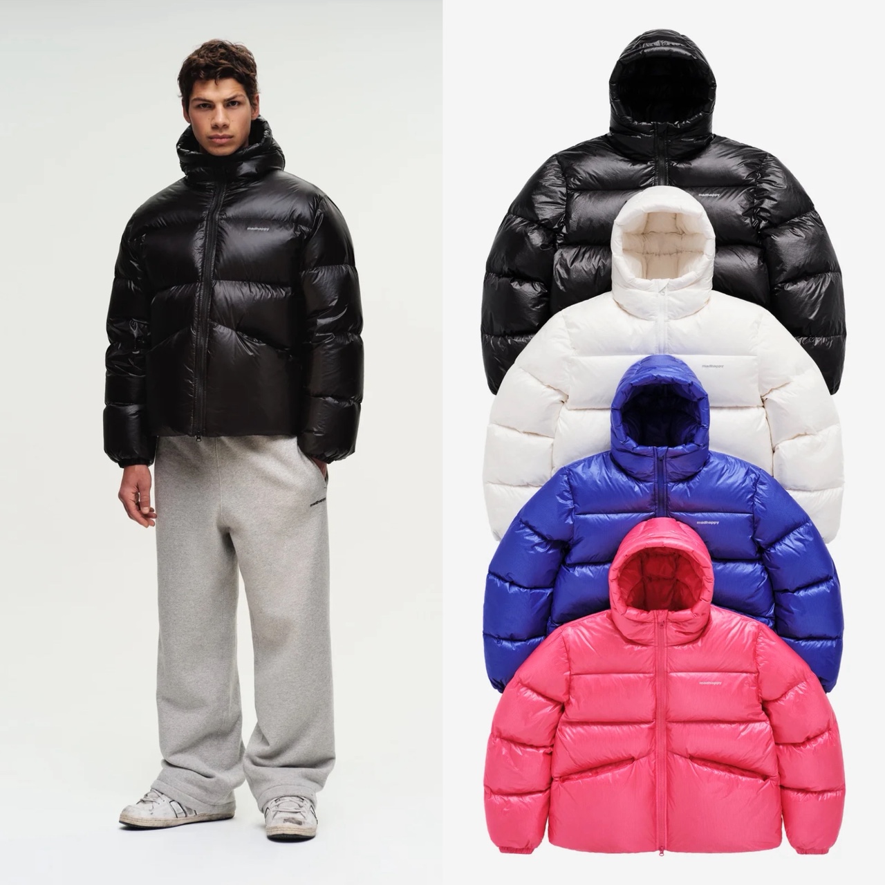 매드해피 Cozy Down Puffer Jacket 푸퍼 패딩 공용 자켓