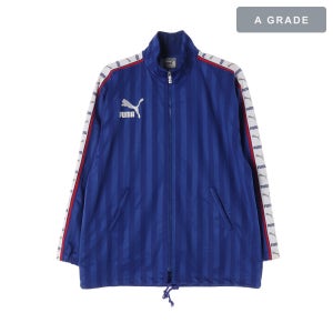 PUMA 퓨마 블루 스트라이프 집업 재킷 MAN-XL