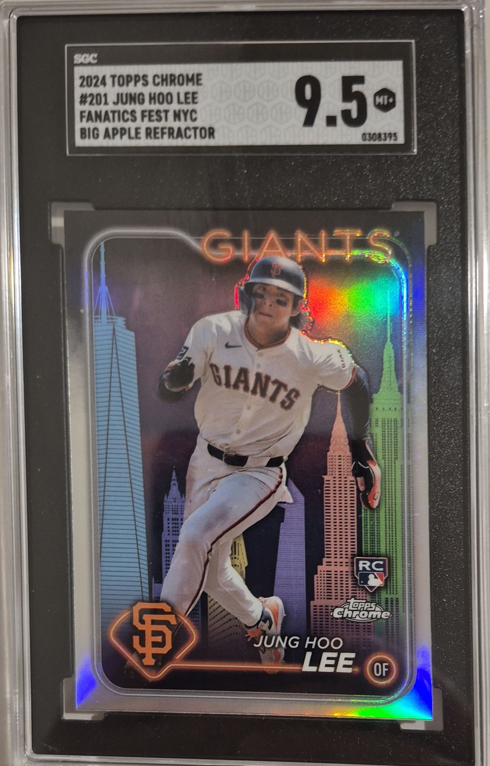 이정후 야구카드 탑스 빅애플 SGC 9.5 루키 2024 MLB카드 6537