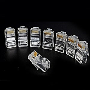 RJ45커넥터 1세트 통신선커넥터