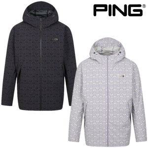 핑 골프웨어 남성 골프 바람막이 홑겹 방수 후드 점퍼 레인웨어 스윙 자켓 F1JP202
