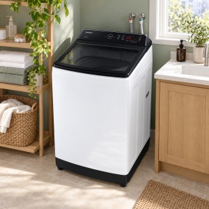 삼성 그랑데 통버블 세탁기 10kg WA10CG5441BW 통돌이세탁기