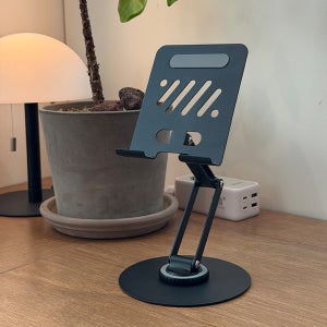 리나린 포켓 태블릿 거치대 아이패드 거치대 접이식 높이조절 휴대용 탁상용