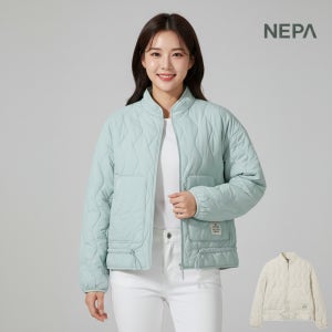 네파 여성 써모퍼프 스탠드넥 패딩 자켓 안유진패딩 간절기 보온 점퍼 7M20960