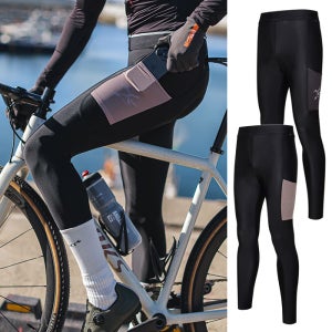 NSR 클럽 아이트 카고 롱 타이즈 남성 자전거 패드 바지 하의