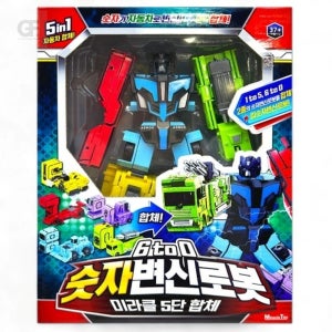굿포머스 6 to 0 숫자변신로봇 로봇변신장난감 남아선물
