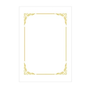 우진 금박상장용지 PR 뭉게구름 20매 1팩