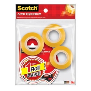 3M 스카치 다용도테이프 583R 3+1 18X30 테이프 30m3롤 15m1롤 1봉