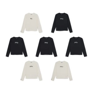 [MLB] 여성 빈티지 레터 경량 긴팔 티셔츠 (7 COLOR)