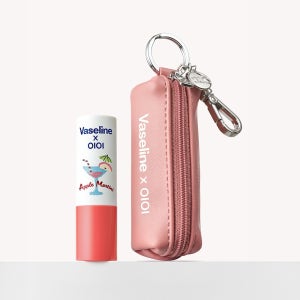 [바세린XOIOI 콜라보] 립테라피 컬러케어 립밤 4.2G + 립케이스 키링