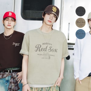 [MLB] 빈티지 워싱 레터그래픽 반팔 티셔츠 (3 COLOR)