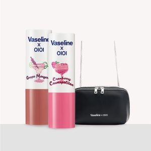 [바세린XOIOI 콜라보]립테라피 컬러케어 립밤 4.2g 2개 + 미니 크로스백