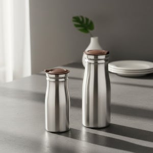 스댕연구소 스텐 물병 0.8L & 1L 업소용 카페 물통 식당 냉장고