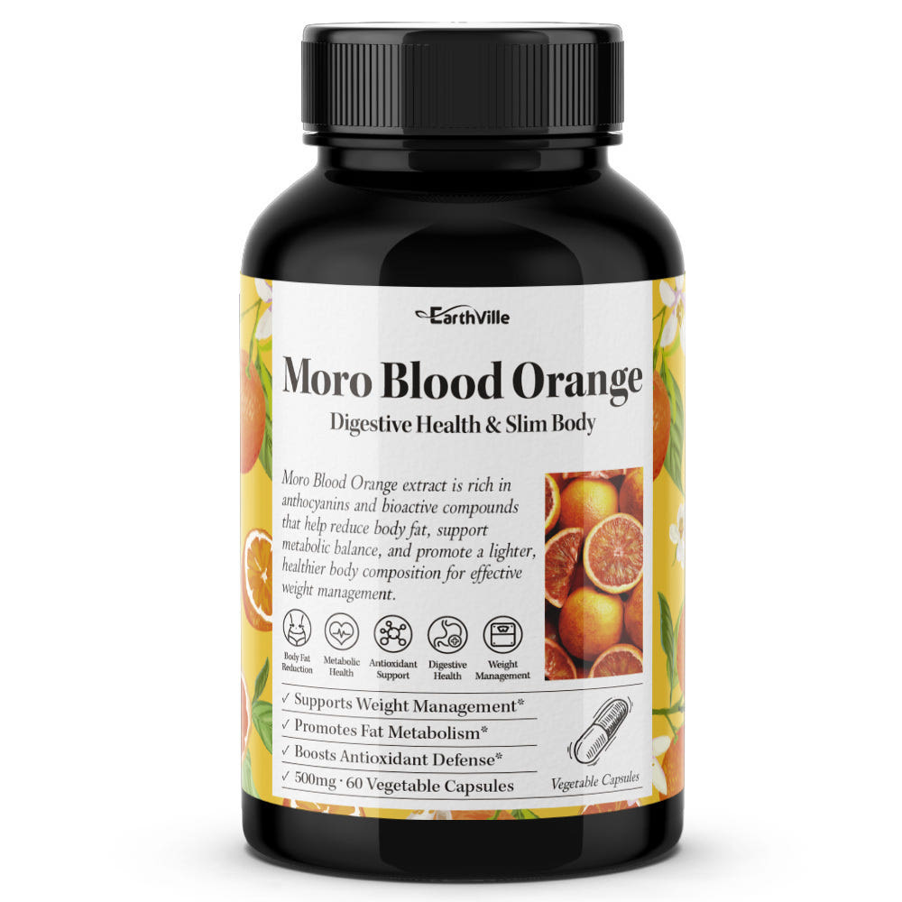 어스빌 <b>모로오렌지 블러드오렌지</b> 추출물 500mg 60베지캡슐