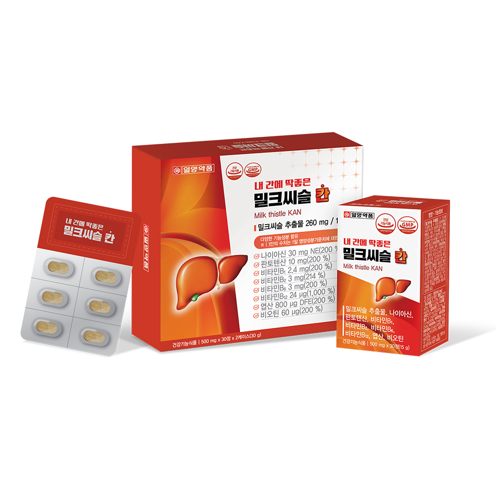 <b>일양</b> 내 <b>간에 좋은 밀크씨슬</b>칸 60정