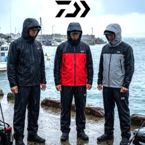 다이와 DR-5926K 블랙 레인슈트 낚시복 비옷