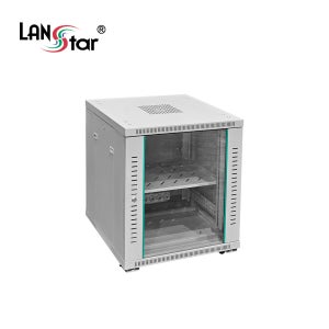 랜스타 LS-750H 허브랙 아이보리 12U 750x600x600 통신랙 국제규격